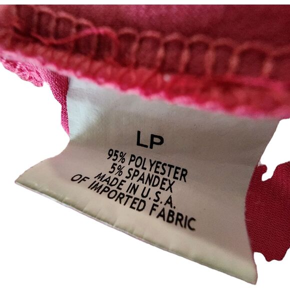 Travelsmith Hot Pink Short Sleeve T-Shirt Women Size LP - Picture 6 of 10